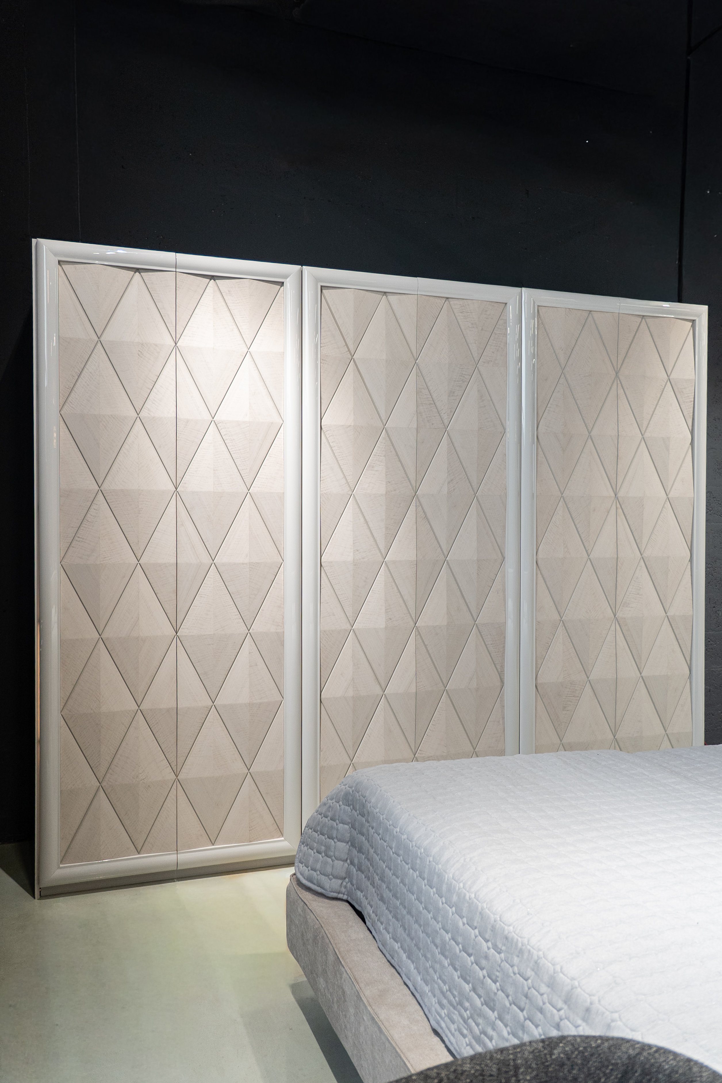 Sycamore Marquetry Wardrobe